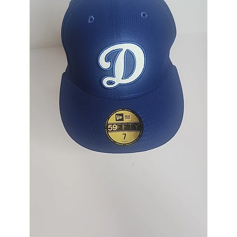 New Era Los Angeles Dodgers 59FIFTY Fitted Cap MLB Home Blue Men Size 7 New